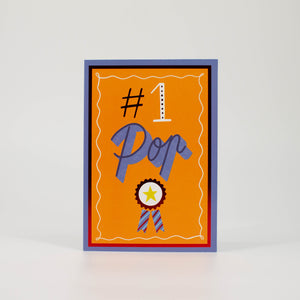#1 Pop Father's Day Card