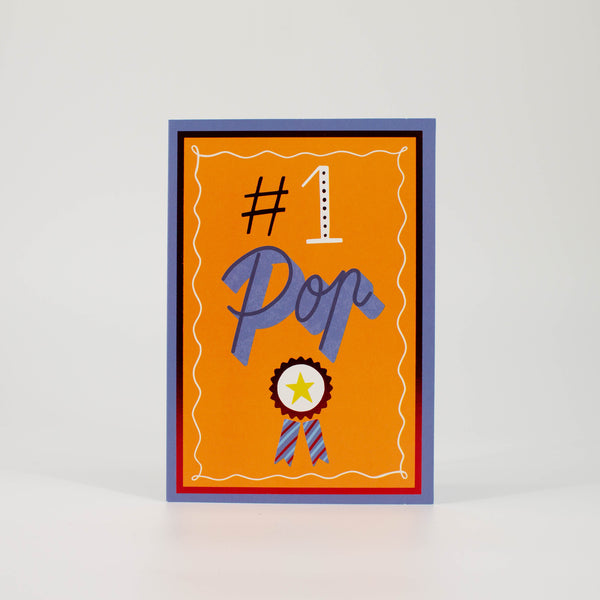 #1 Pop Father's Day Card