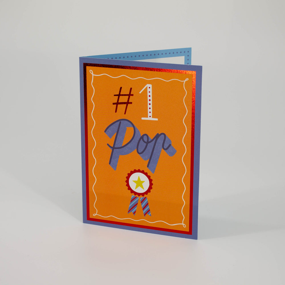 #1 Pop Father's Day Card