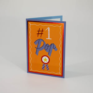 #1 Pop Father's Day Card