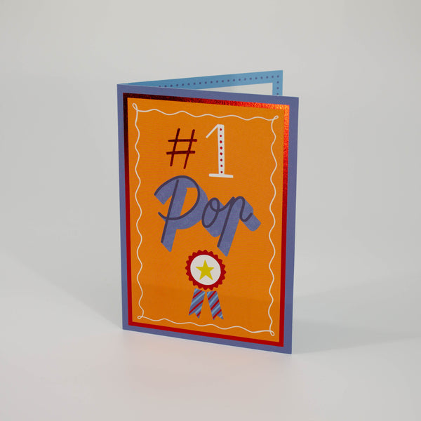 #1 Pop Father's Day Card