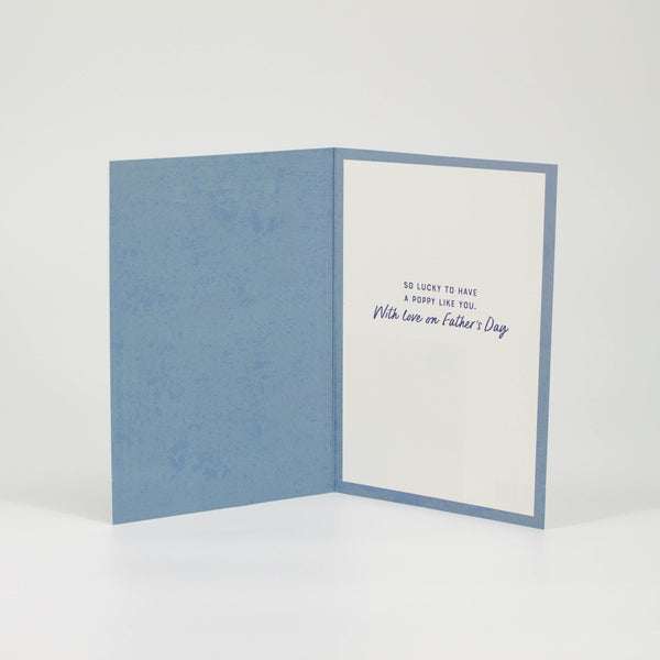 Wonderful Poppy Father's Day Card