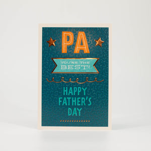 Best Pa Father's Day Card
