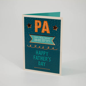 Best Pa Father's Day Card