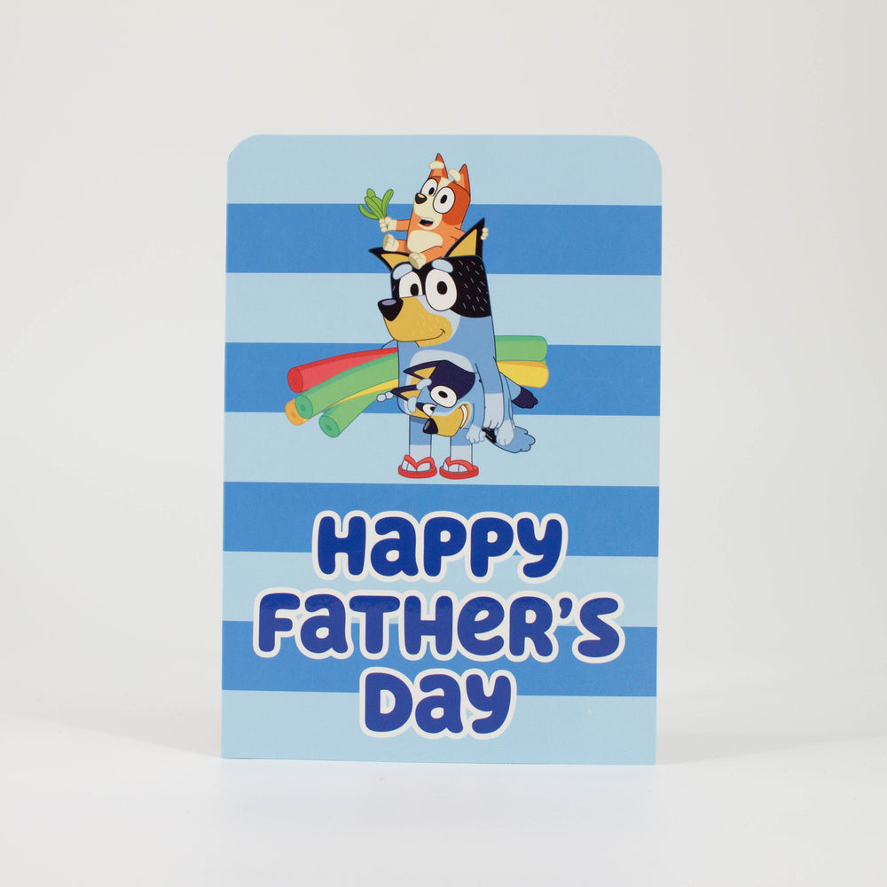 Bluey Happy Father's Day Card