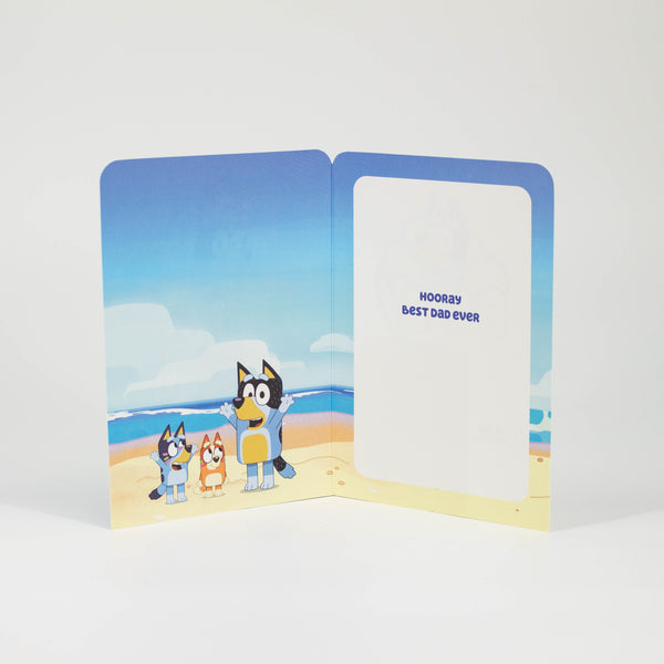 Bluey Happy Father's Day Card