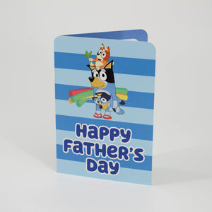 Bluey Happy Father's Day Card