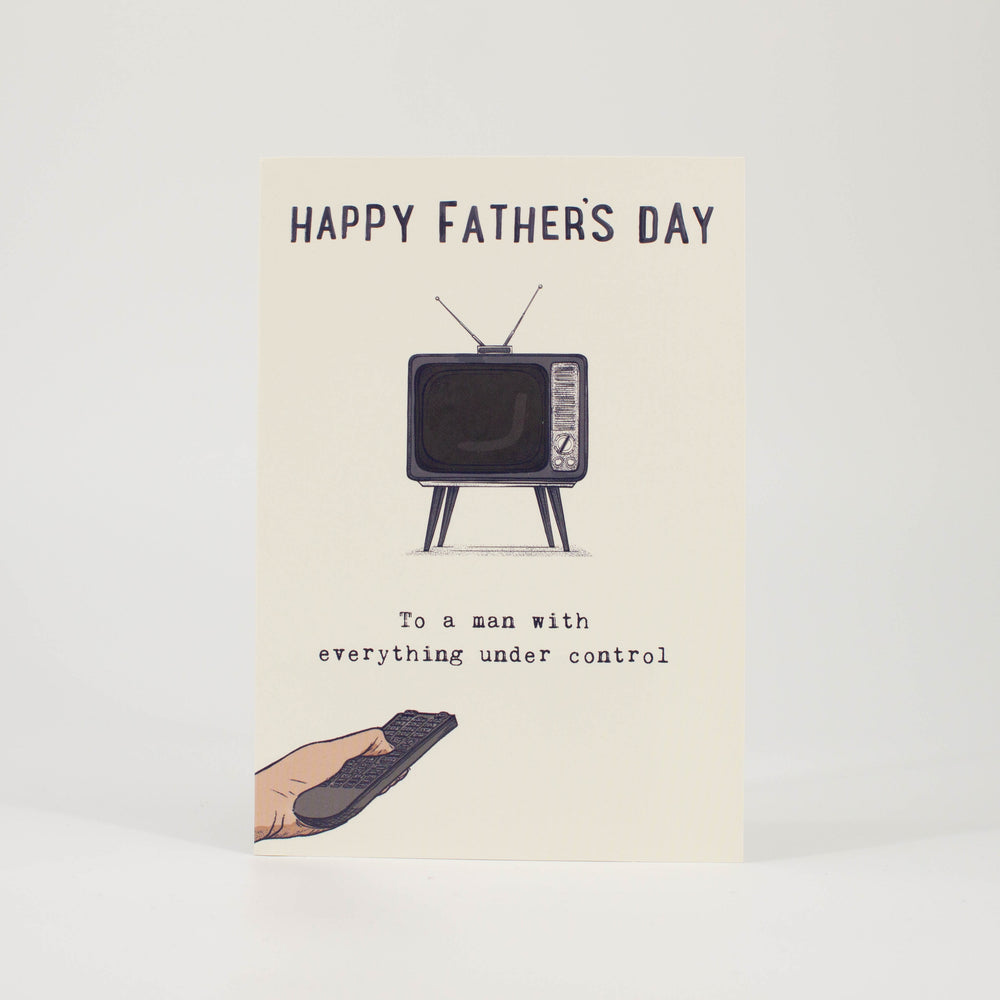Happy Father's Day TV Remote Card