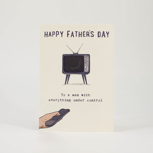 Happy Father's Day TV Remote Card