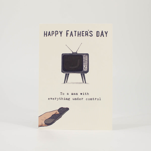 Happy Father's Day TV Remote Card
