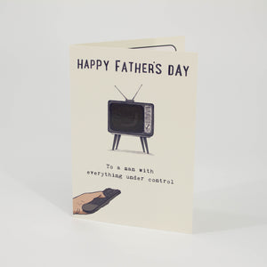Happy Father's Day TV Remote Card