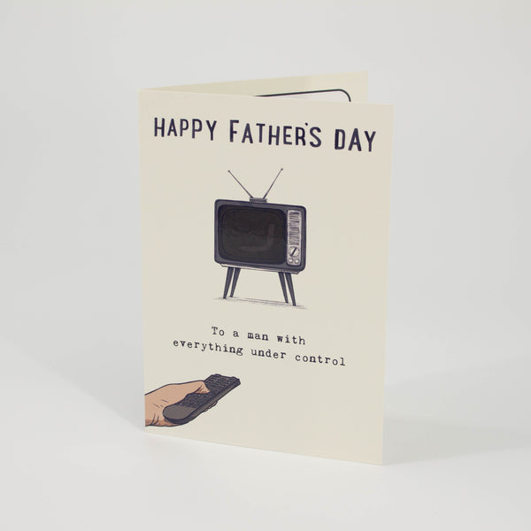 Happy Father's Day TV Remote Card