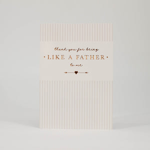 Like a Father to Me Father's Day Card