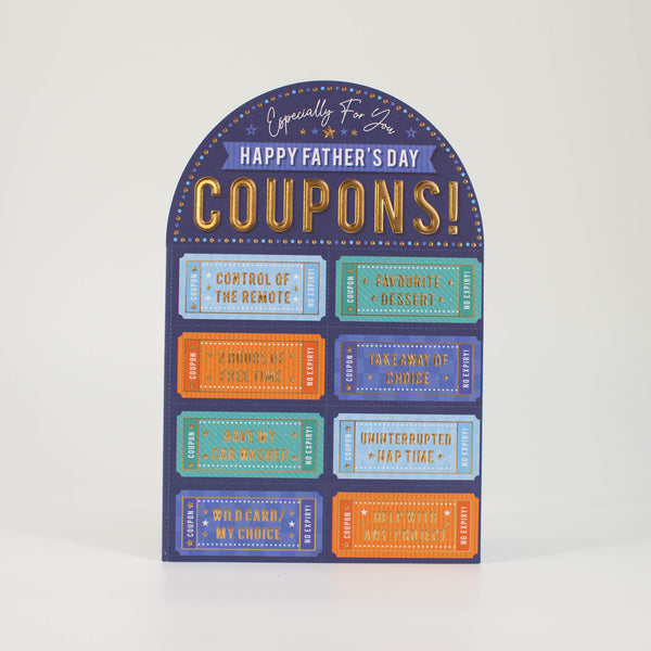 Father's Day Coupons Card