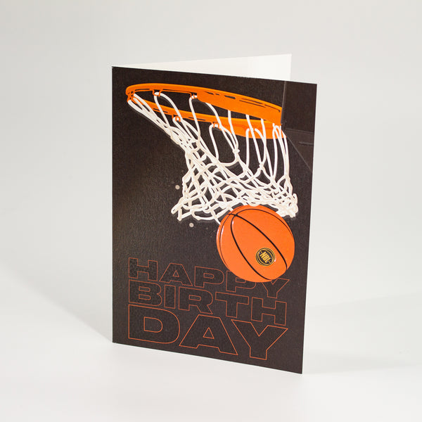 NBL Happy Birthday Basketball Card
