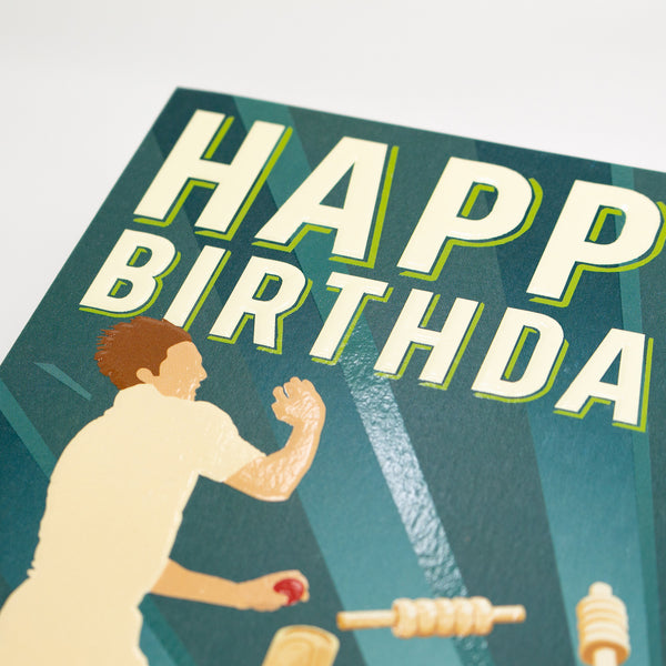 Cricket Australia Happy Birthday Card