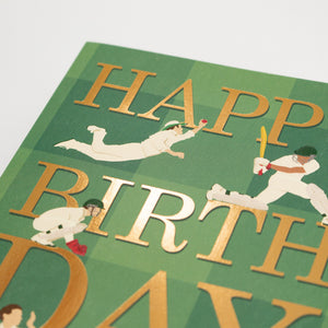 Cricket Australia Birthday Card