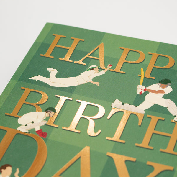 Cricket Australia Birthday Card