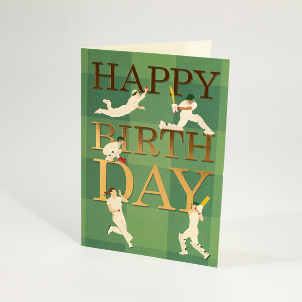 Cricket Australia Birthday Card