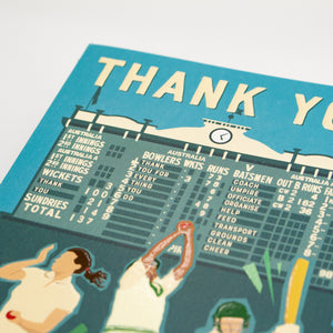 Cricket Australia Thank You Card