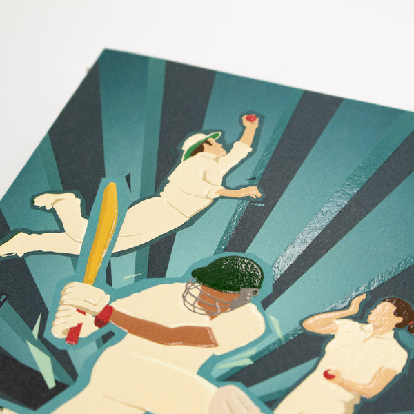 Cricket Australia Blank Greeting Card