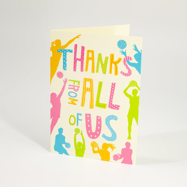 Netball Australia Thank You Card