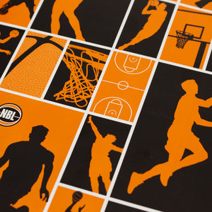 NBL Basketball Folded Wrapping Paper