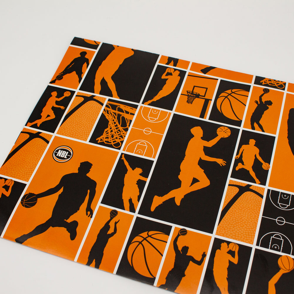 NBL Basketball Folded Wrapping Paper