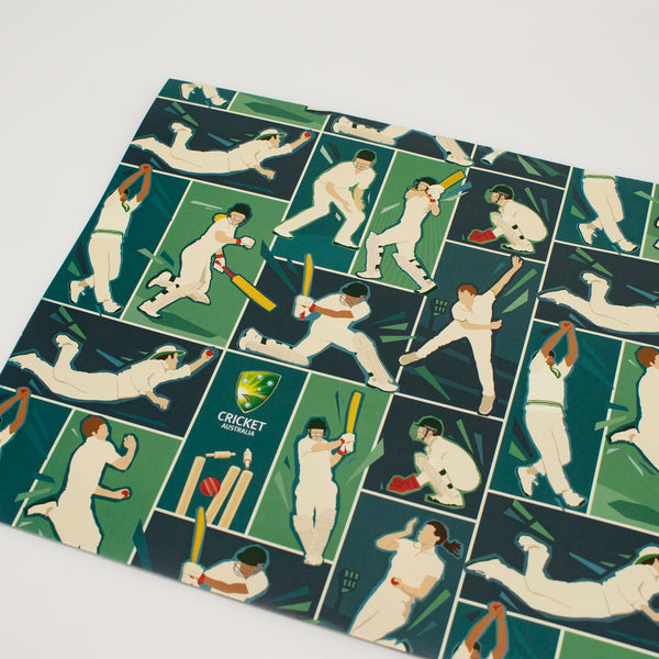 Cricket Australia Folded Wrapping Paper