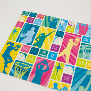 Netball Australia Folded Wrapping Paper