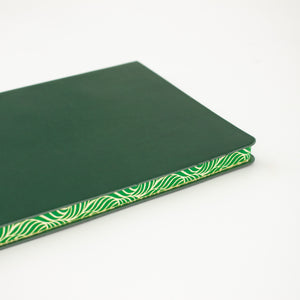 Racing Green Lined Notebook