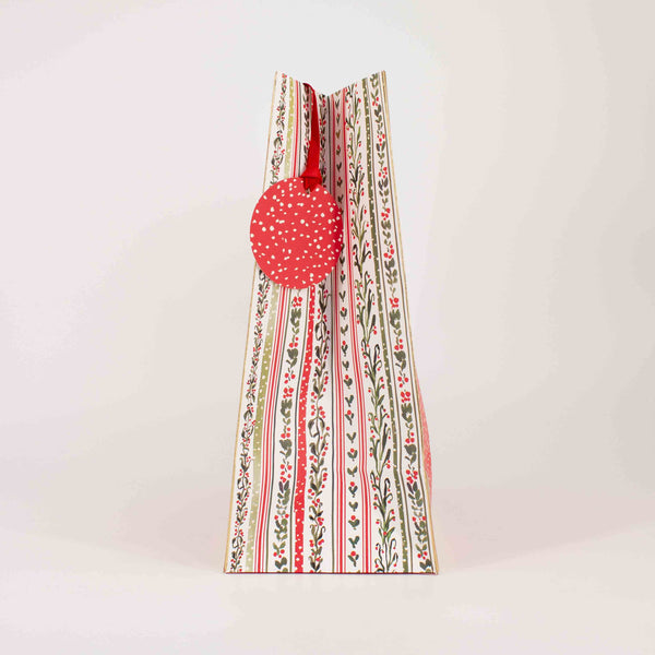 Xmas Gift Bag Large Ruby Pines Premium Packaging