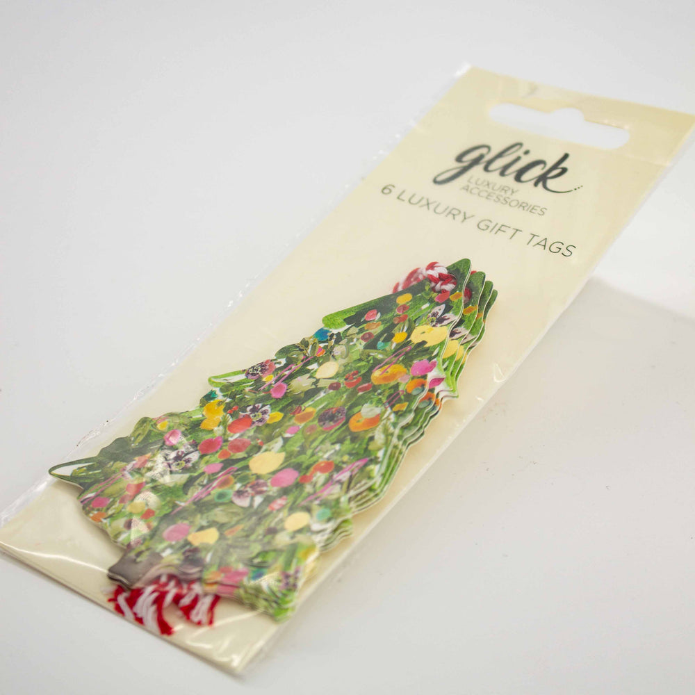 Evergreen Christmas Tree Gift Tags Set of Six