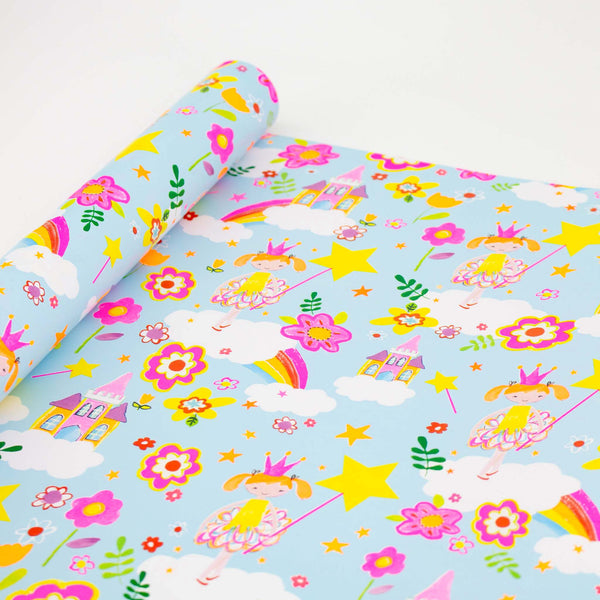 Fairy Princess Roll Wrapping Paper