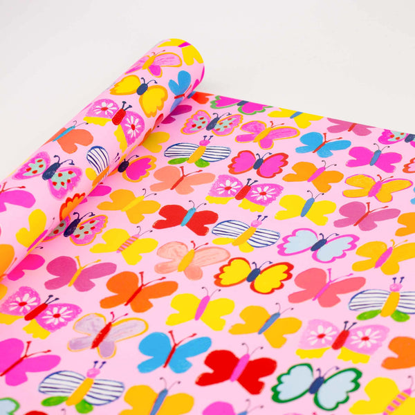 Bright Butterfly Wrapping Paper