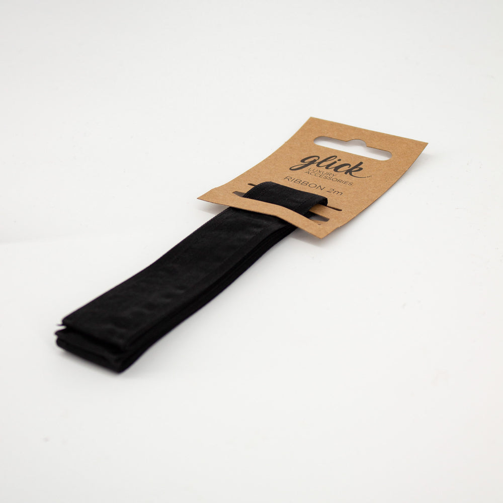 Black Satin Ribbon