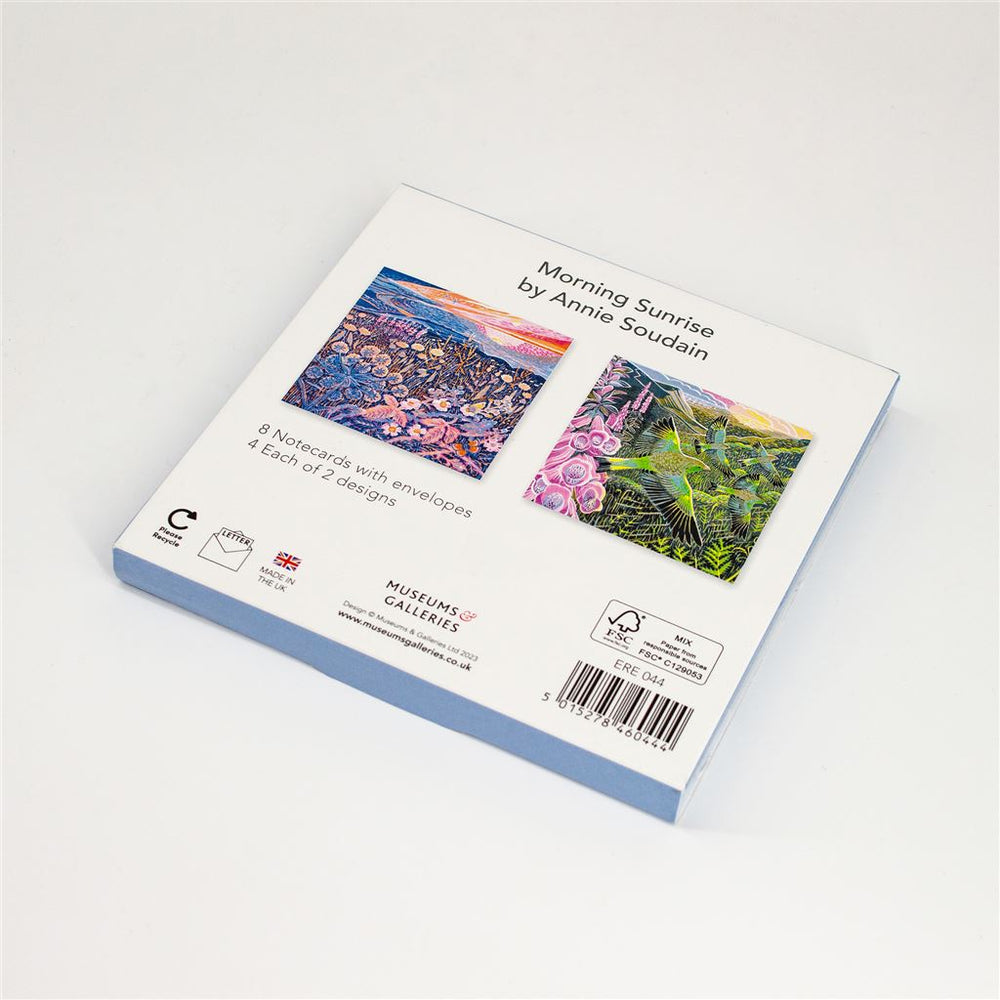 Morning Sunrise Notecard Wallet - Set Of 8