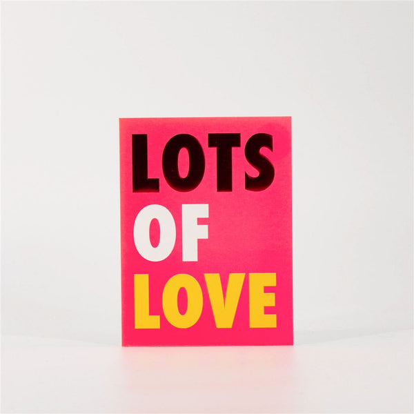 Lots of Love Small Greeting Card
