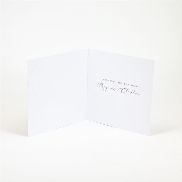 Boxed Christmas Card Red Poinsettia