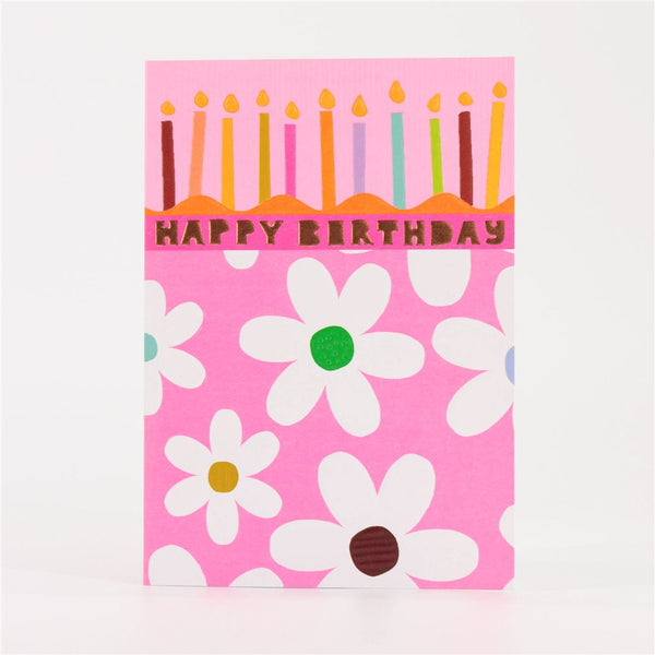 Happy Birthday Floral Card