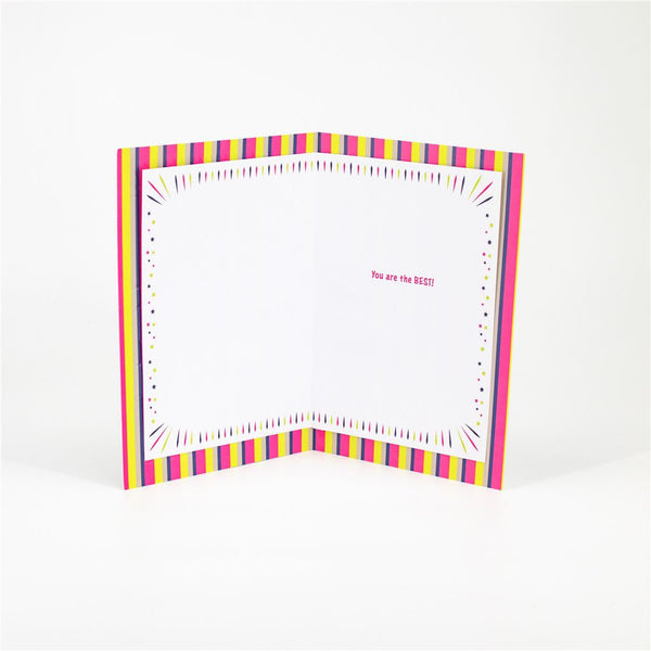 Multi-Coloured Thank You Card