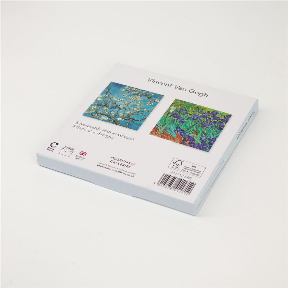 Irises & Almond Blossoms Notecard Wallet - Set of 8