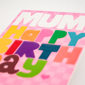Happy Birthday Mum Card