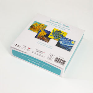 Vincent Van Gogh Sunflowers Notecard Set – Pack of 20