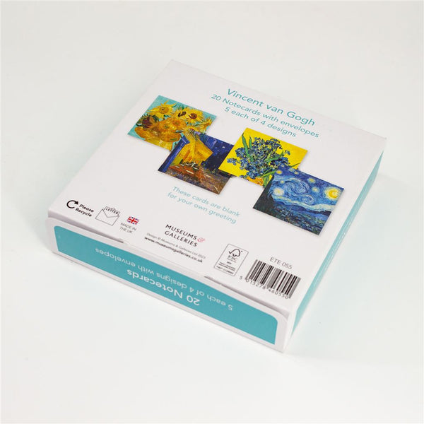 Vincent Van Gogh Sunflowers Notecard Set – Pack of 20