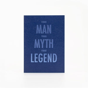 The Man The Myth Card