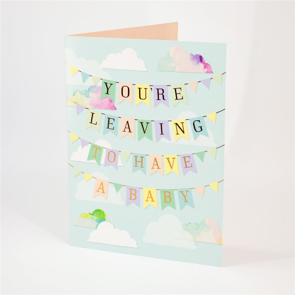 Jumbo Maternity Leave Card