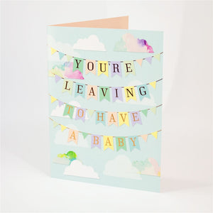 Jumbo Maternity Leave Card