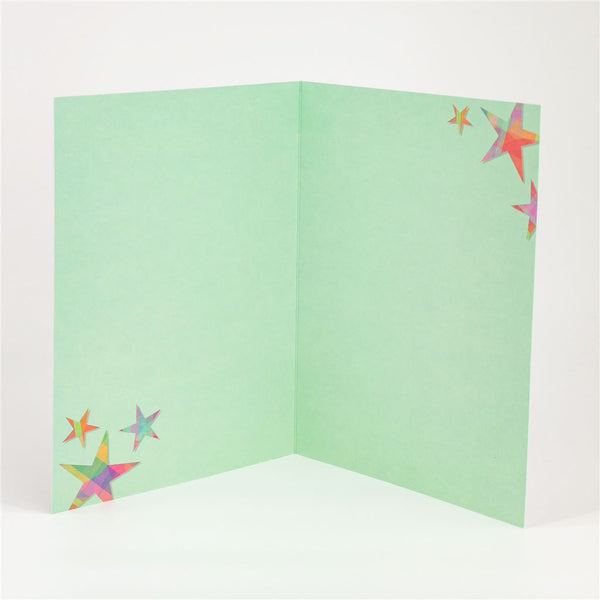 Colourful Star Thank You Card