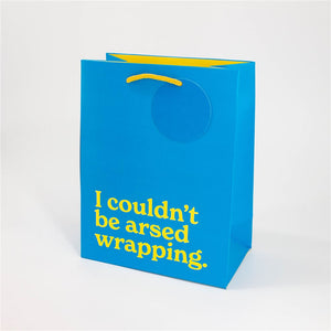 I Couldn’t Be Arsed Medium Gift Bag
